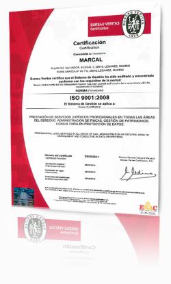 Grupo Marcal, primera empresa con la ISO 9001 en su sector