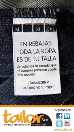 ¡Aprovecha las compras! Reforma tu ropa