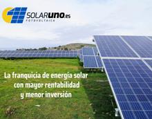 ¿Es posible montar una franquicia de energía fótovoltaíca? 