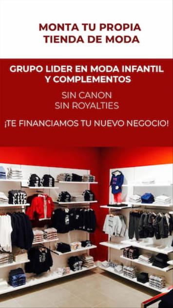 Monta tu propia tienda de moda infantil con el líder del sector