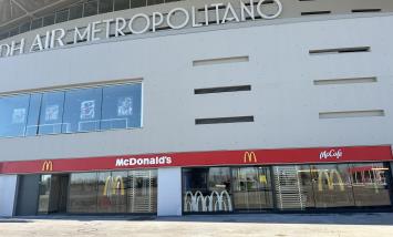 McDonald’s inaugura su primer restaurante en un estadio de fútbol en España