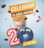 La franquicia DUNKIN’ COFFEE cumple 20 años en España ¿Quieres unirte a su éxito?