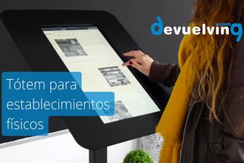 La franquicia Online Devuelving presenta su nuevo totem para establecimientos