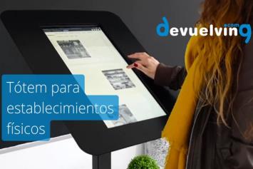 La franquicia Online Devuelving presenta su nuevo totem para establecimientos