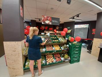 Franquicia de supermercado Eroski abierta en Valencia