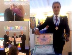 LINEA TOURS premiada en la cumbre Iberoamericana EXIBED 2015