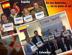 La formación de franquiciados de Línea Tours, a ambos lados del océano