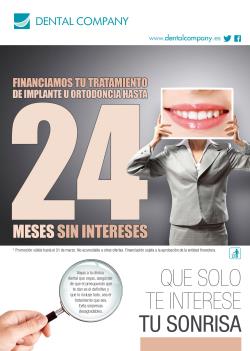 Dental Company apuesta por la financiación sin intereses 