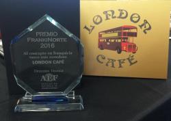 La franquicia London Café consigue el Premio FrankiNorte 2016