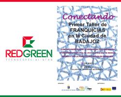 REDGREEN participa en CONECTANDO, el primer taller de franquicias de Badajoz