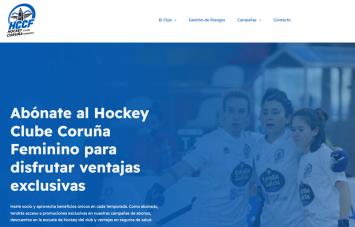  Los socios del Hockey Clube Coruña Feminino ya pueden gestionar sus riesgos a través de su nueva web