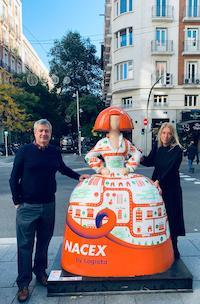La Menina de Nacex en Madrid para apoyar a La Palma