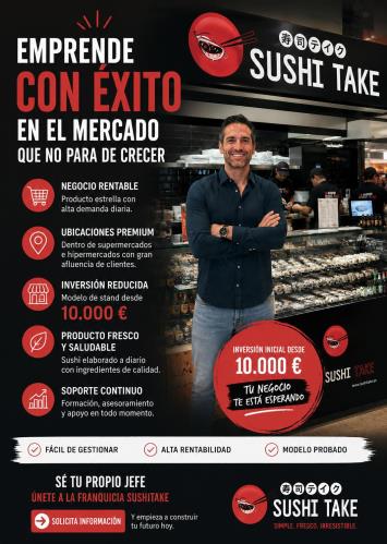 Coste y precio franquicia Sushitake Coste y precio franquicia Sushitake