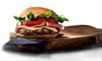 HAMBURGUESA DE LA FRANQUICIA BURGER KING