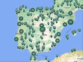 mapa de franquicias en España