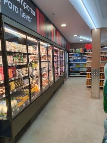 Pasillos tienda Eroski