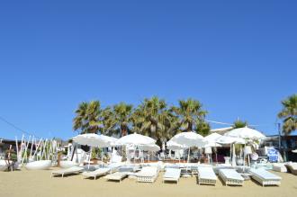 Hamacas en playa