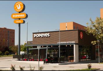 franquicia Popeyes free stand