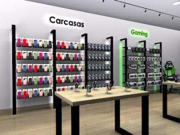 Interior zona carcasas y gaming