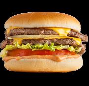 Hamburguesa doble de la franquicia cali burger