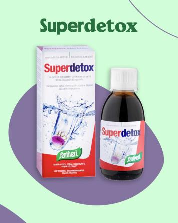 Superdetox la franquicia Santiveri ayuda con detox muy efectivo