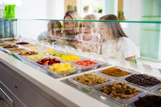 Toppings, frutas y crunchs