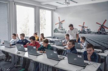 Clase de programación en Coding Giants