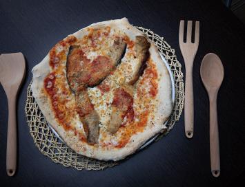 Pizza de la franquicia Mondo Italiano